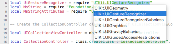 Bounces code completion: module name