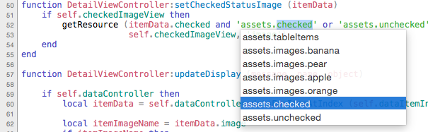 Bounces code completion: resource path