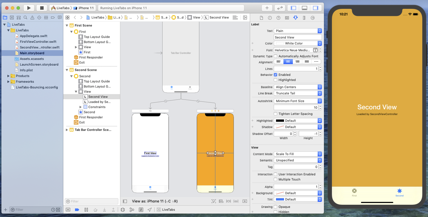 First dynamic storyboard update