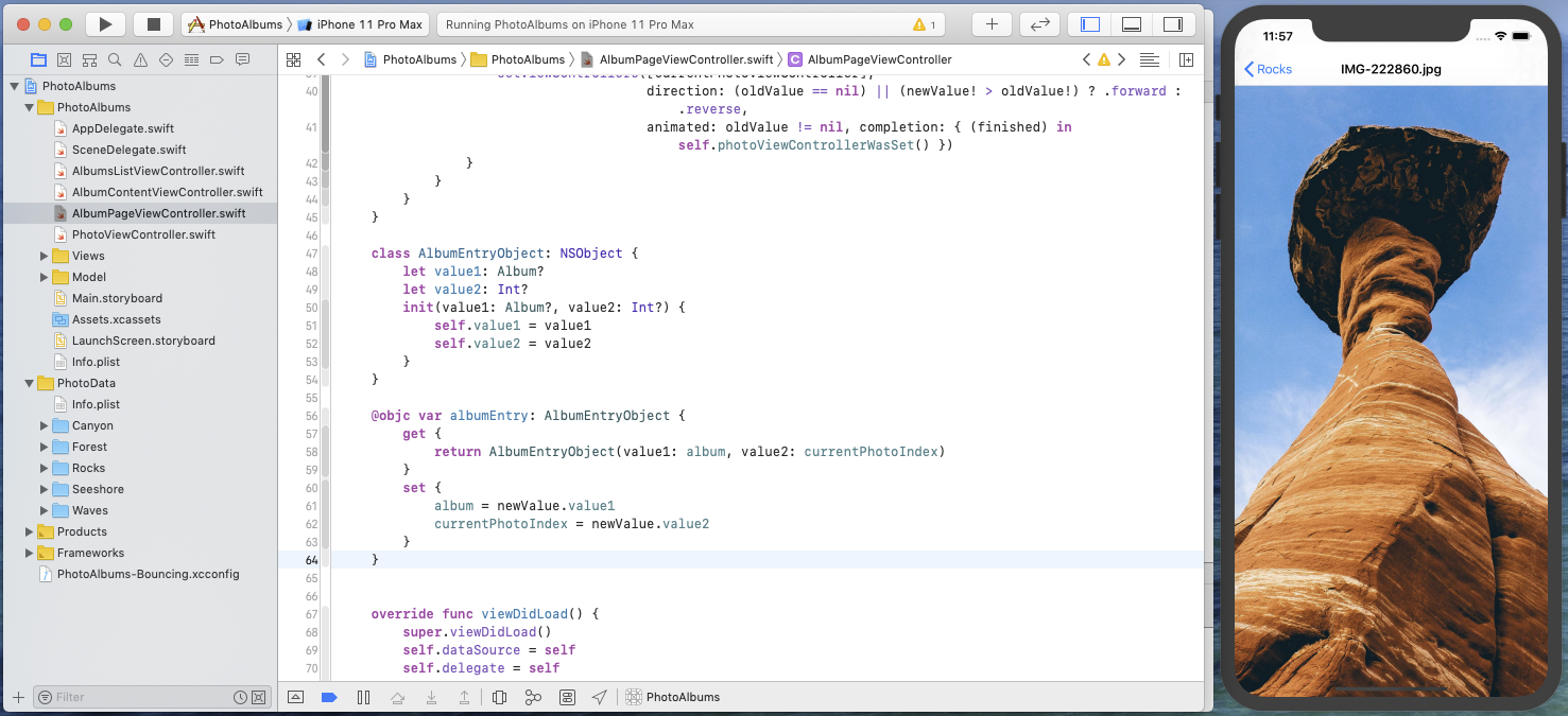 Inserting a state property container: final container property code